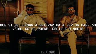 Video thumbnail of "Alvaro Diaz, Rauw Alejandro - Problemón (Letra/Lyrics)"