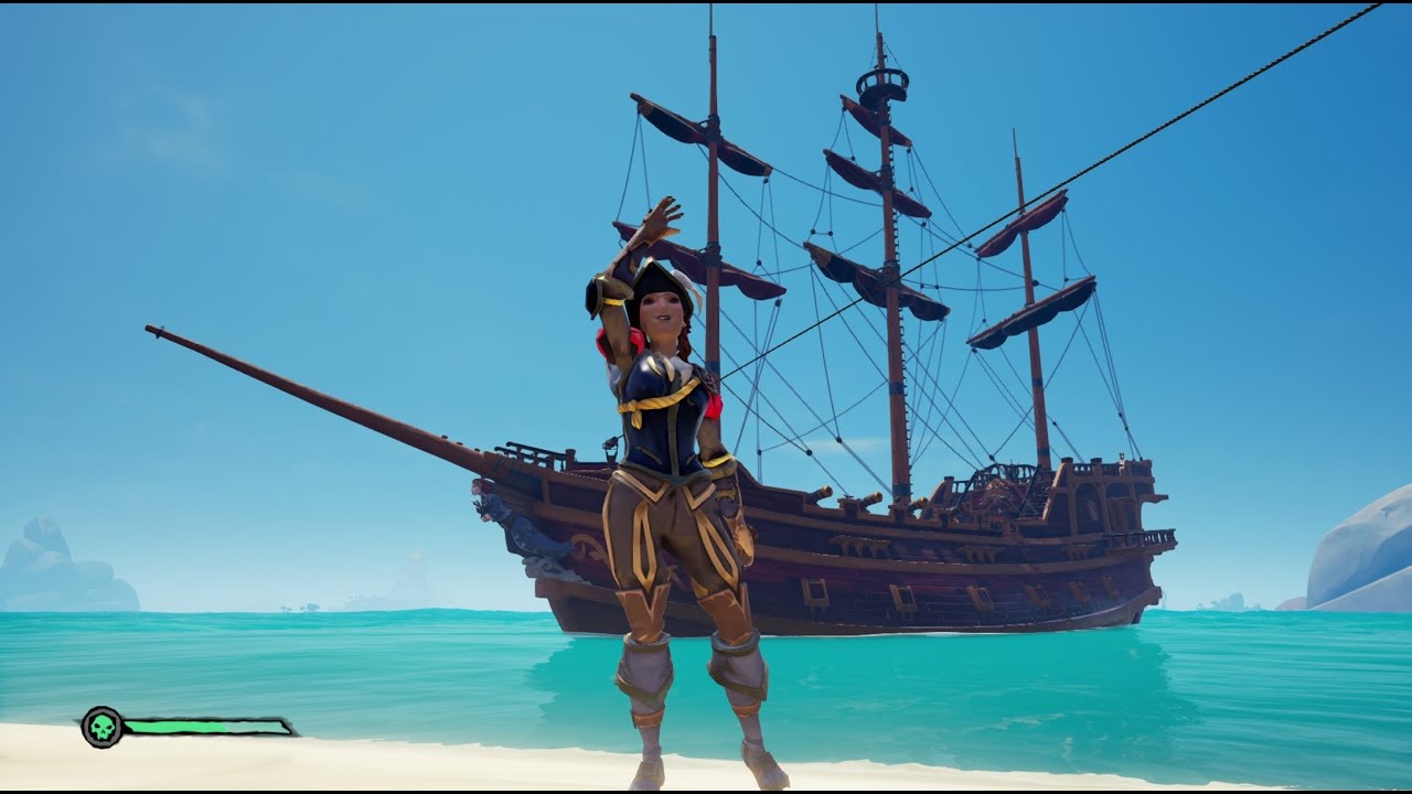 Pirate Legend Jenny Starveling plays Sea Of Thieves