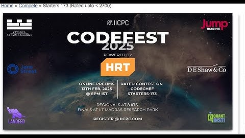 STARTERS 173 || Codechef contest LIVE  || #codechef #coding #programming #contest