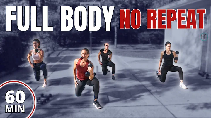 No Repeat 1 hour Full Body Workout #25 | at HOME D...