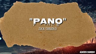 "Pano" Lyrics -Zack Tabudlo