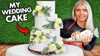 I made my WEDDING CAKE for $100 with No Experience