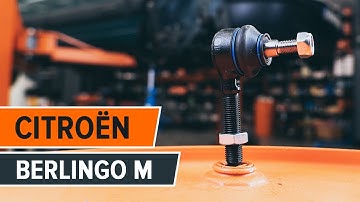 Wie CITROËN BERLINGO M Spurstangenkopf wechseln [AUTODOC TUTORIAL]