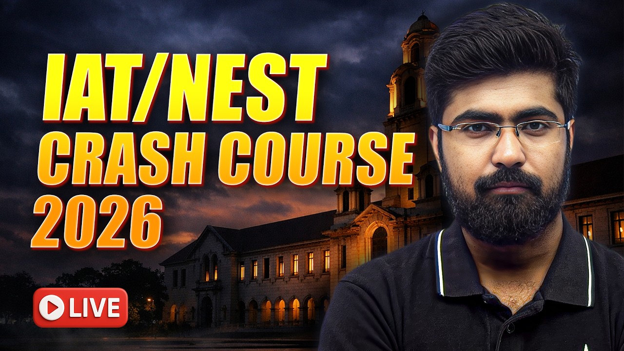 FINAL CHANCE to Get Into IISc, IISER & NISER | IAT/NEST 2026 Live 🚨