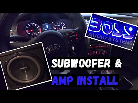 HOW TO INSTALL A SUBWOOFER & AMPLIFIER| 2019 Kia Optima Aftermarket Sound System Upgrade