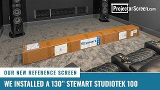 We Installed a 130-Inch WallScreen 2.5 with StudioTek 100 In Our Dedicated Theater Room