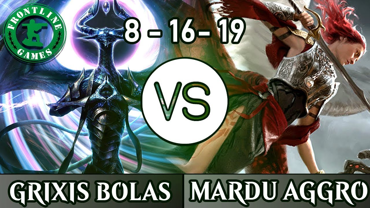 Friday Night Magic the Gathering - GRIXIS BOLAS vs MARDU AGGRO - 2019 Live Tournament