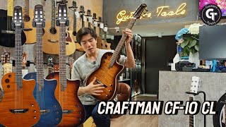 Gt รวว Craftman Cf-10Cl กตารคลาสสคไฟฟา Thin Body เสยงนมๆ เลนงาย
