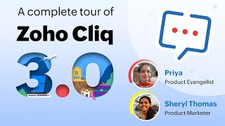 Webinar | A complete tour of Zoho Cliq 3.0 | Zoho Cliq