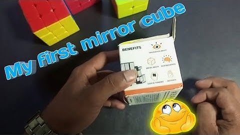 Unboxing my first mirror cube puzzle  #mirrorcube #unboxingvideo