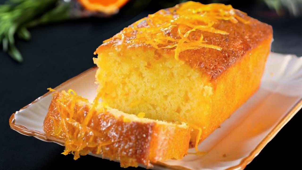 Healthy Orange Oat Cake Without Sugar or Flour