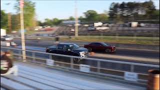 Dodge Challenger Scat Pack 1320 vs Ford F-150 XLT Drag Race
