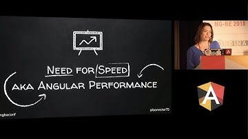 Bonnie Brennan - The Need for Speed (aka Angular Performance).