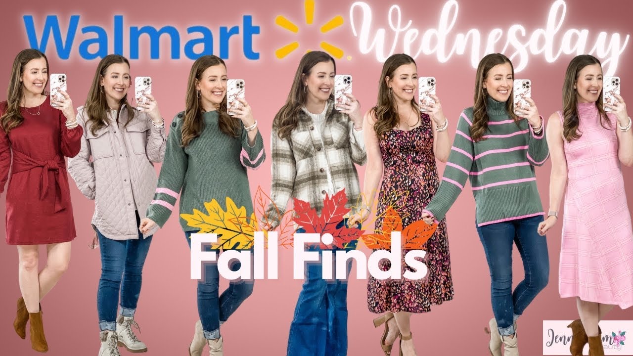 WALMART WEDNESDAY FALL FINDS! Sweaters, Jeans Dresses and More! YouTube