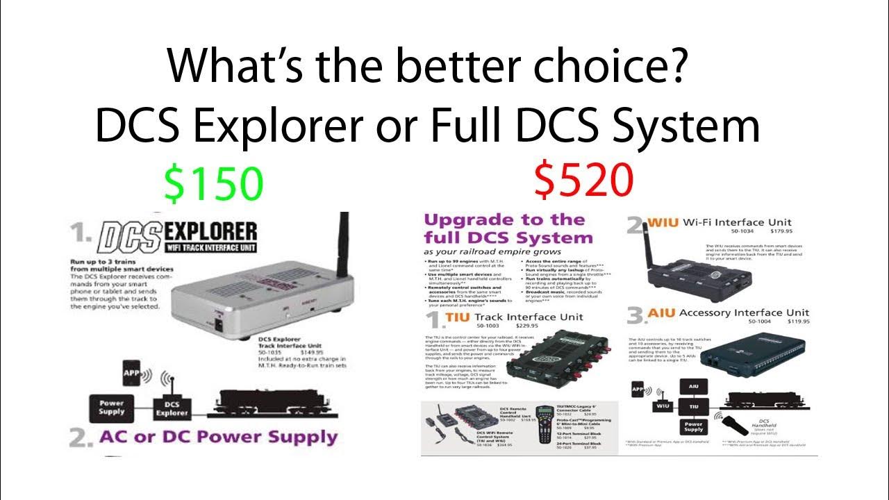 MTH TIU/WIU vs. DCS Explorer YouTube