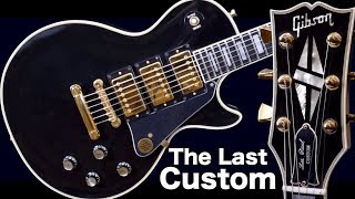 The Last Les Paul Custom | 1984 Gibson Les Paul Custom Black Beauty 3 Pickup | Review + Demo