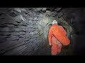 Searching epic depths of a giant slate mine adventure with the rov