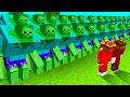 APOCALIPSE DE MAIS DE 10 ZUMBIS MUTANTES ATACARAM NOSSAS CASAS NO MINECRAFT!