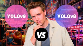 YOLOv9 vs YOLOv8 Comparison on Realworld Videos