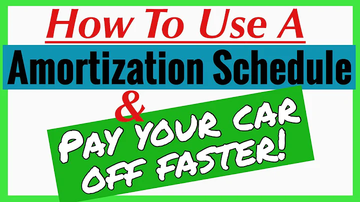 Amortization Schedule Car Loan Breakdown