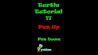 Turtle Tutorial 17: Pen Up Pen Down Wealth