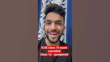 ICSE exam cancelled | Big news #shorts #ytshorts