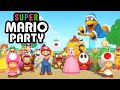 Super mario party  full game 100 walkthrough all gems  4 players