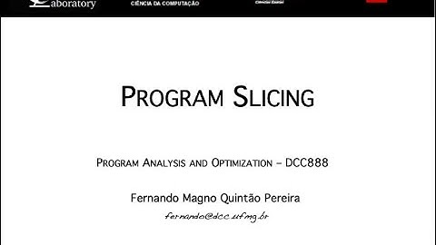 Program Slicing - Part 1