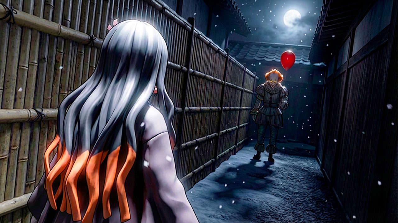 Pennywise tenta SEQUESTRAR a Nezuko no Demon Slayer Vr