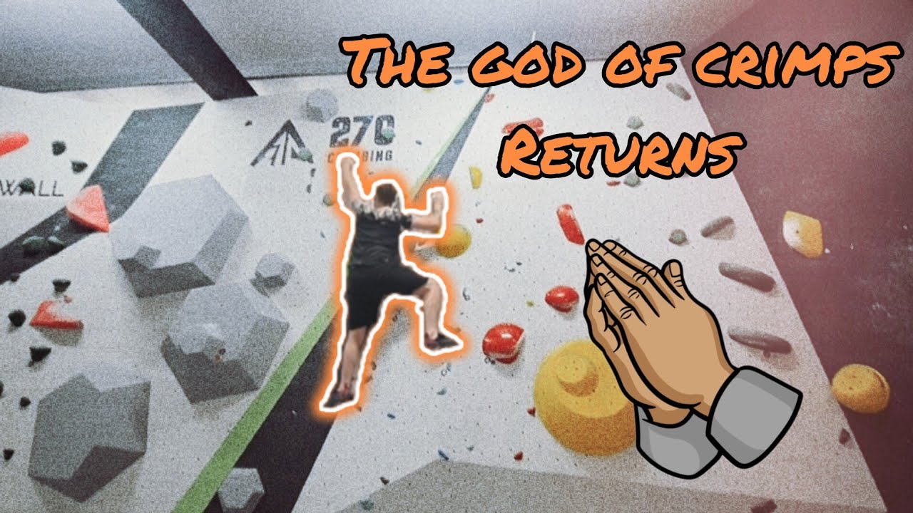 bouldering at 270 climbing center / The return of the god of crimps