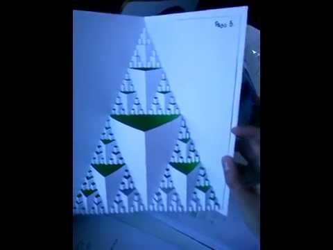 Fractal Triángulo Sierpinski con tijera y papel | Doovi
