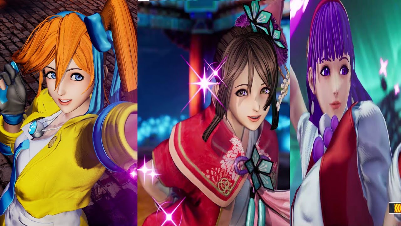 KOF Princess Ryona-Oichi😍Athena, Sakura😘Girl VS Benimaru, Yamazaki, Heidern, Alba Meira, naked Ash