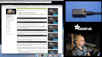 MicroPython Hardware: Charlieplex LED Matrix with Tony D! @micropython