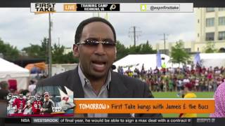 Stephen A. Smith Booed at the Redskins Camp Over Dallas Cowboys!