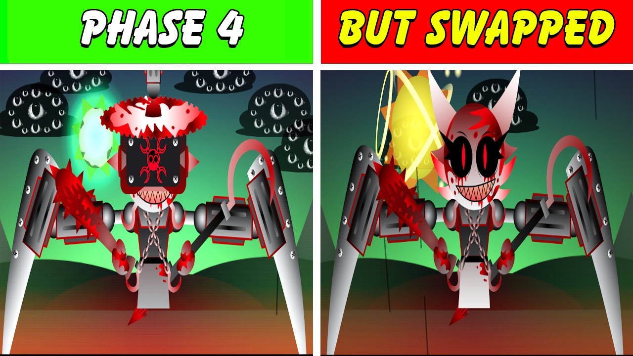 Incredibox Sprunki: Hyper Shifted Phase 4 But Swapped (New Mod)