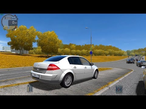 City car driving renault