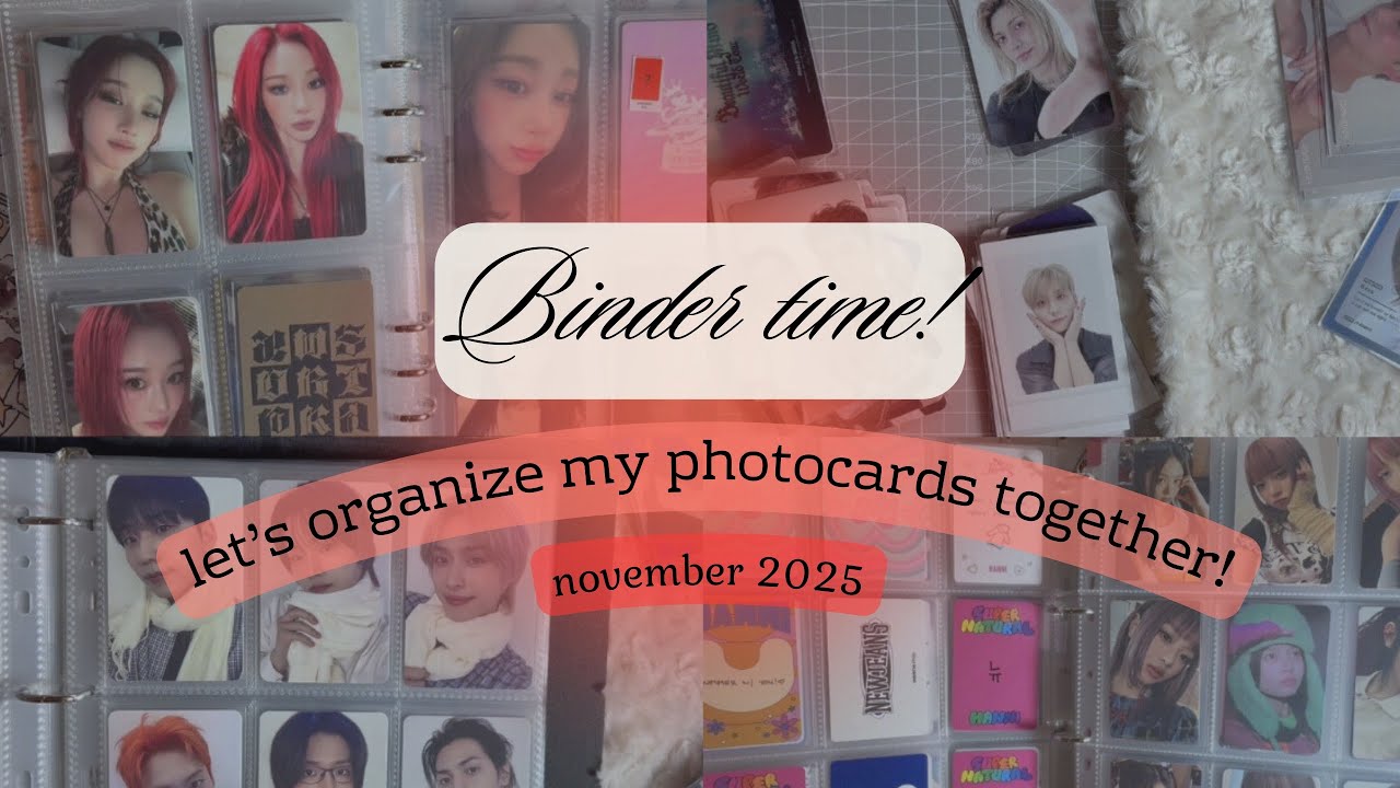 ˖⁺🦷₊˚ binder time! | организация карт aespa, xlov, njz, xdinary heroes, kep1er, yena ෆ˖⁺