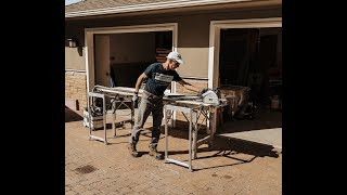 Dash-Board®️ PWS is the Only MFT for Full Sheet Rips with Track Saws