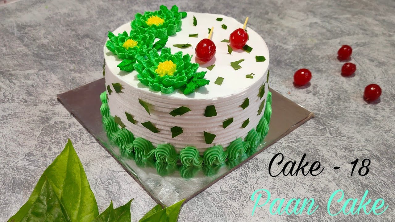 Paan Cake / special dish cake recipes / Marathi ice cake YouTube