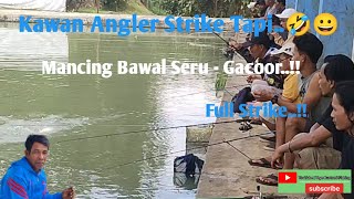 Kawan Angler Strike Tapi..🤣😀 || Mancing Bawal Seru - Gacoor..!!