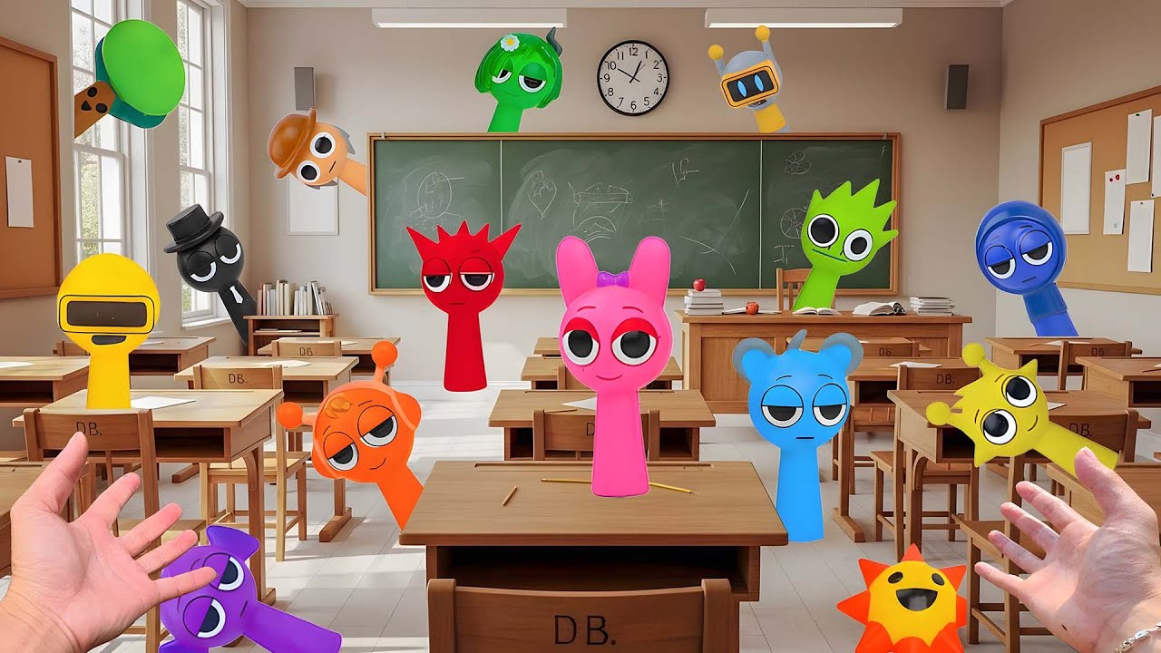 I Went to School… And Found a Sprunki Hiding in the Classroom!
