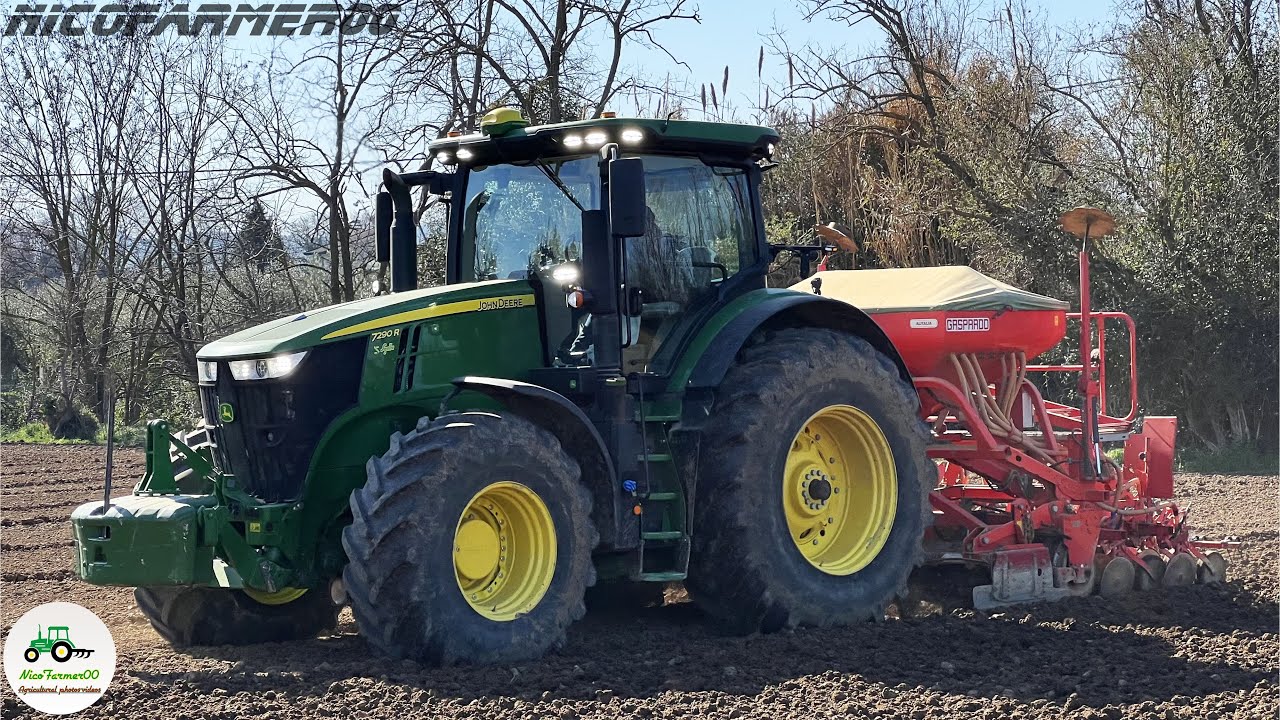JOHN DEERE 7290R + GASPARDO ALITALIA ISOTRONIC 3000 | SEMINA FRUMENTO 2k23 | DI LORENZO