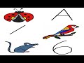 Mudah cara gambar hewan dari angka dan huruf  draw an animals with numbers and alphabet