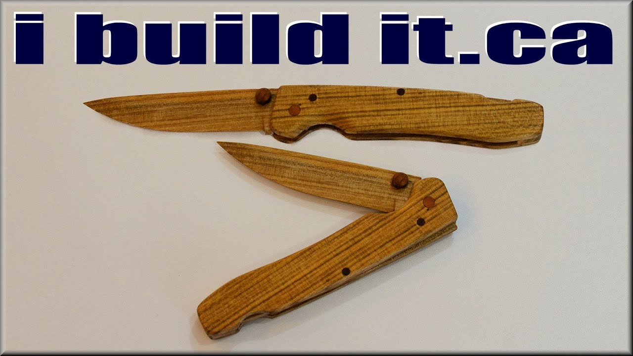 Make A Wooden Hunting Knife 