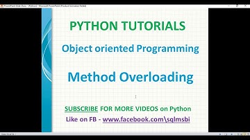 Method overloading in python | python  polymorphism examples