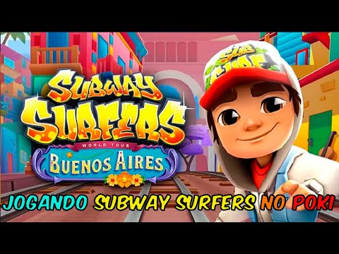 SUBWAY SURFERS JOGANDO NA CIDADE DE BUENOS AIRES PELO POKI! 