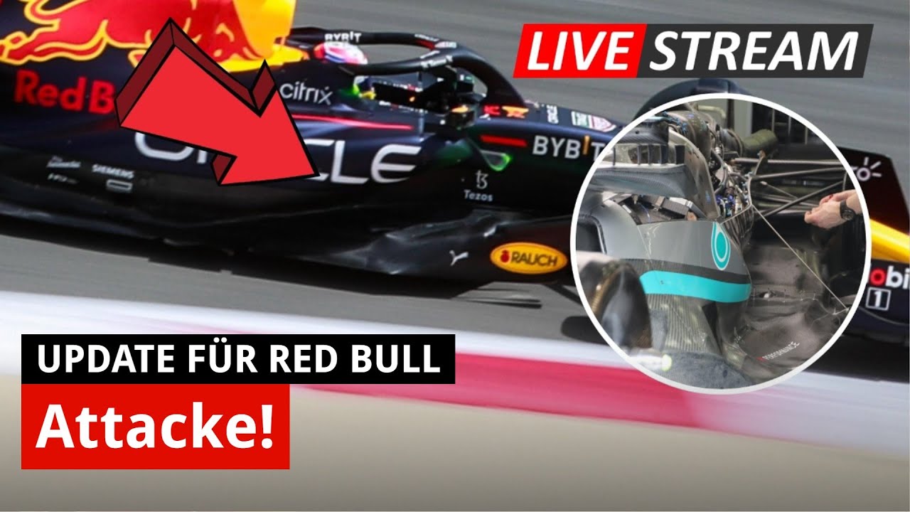 Zum Finale Red Bull enthüllt Update für RB18! Livestream F1-Test Bahrain 