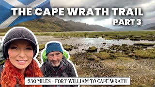 Long distance hiking Scotland | CAPE WRATH TRAIL | Wild camp in thunderstorm!! ⛈️