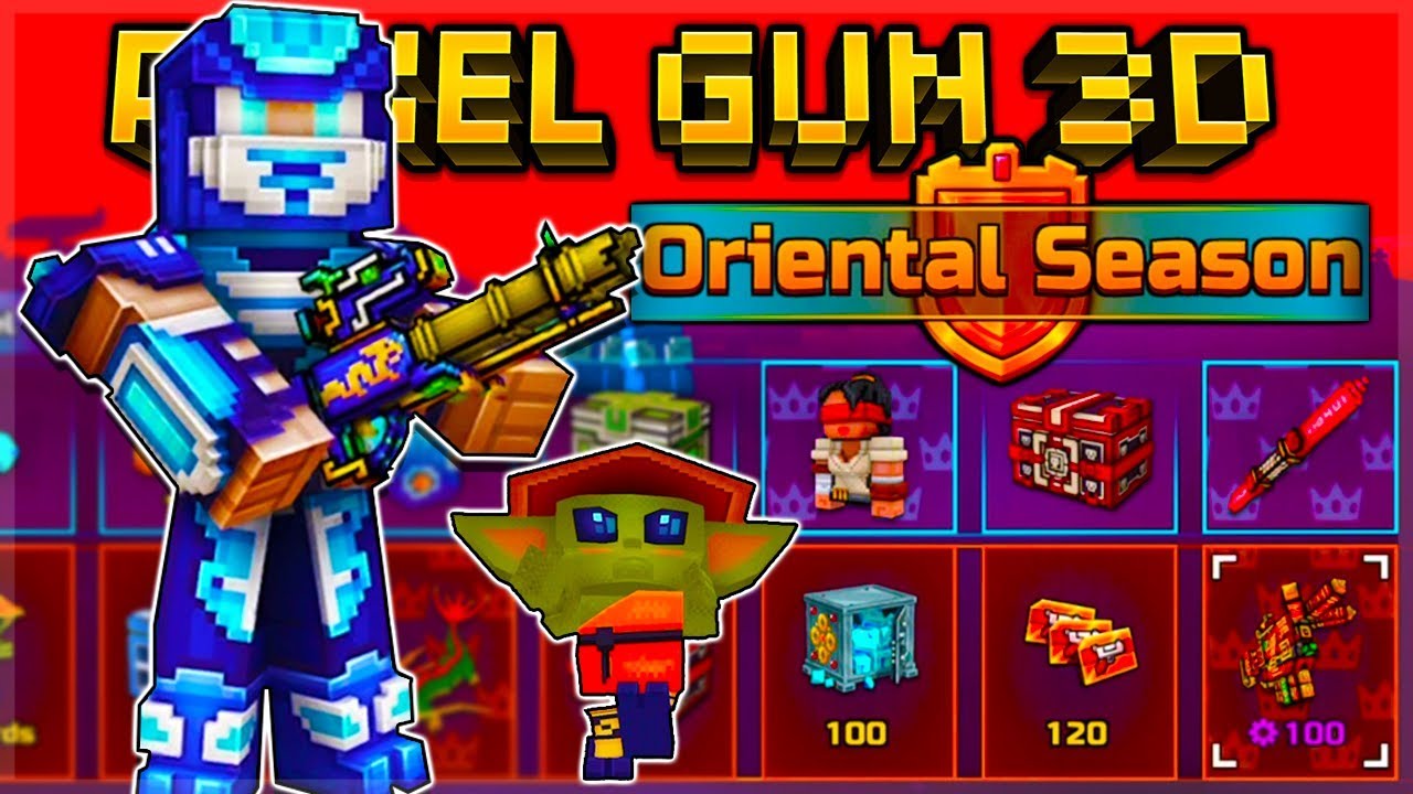 Gun 3d pixel ‎Pixel Gun