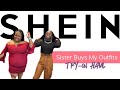 SHEIN Try-On Haul | Sister Buys My Outfits